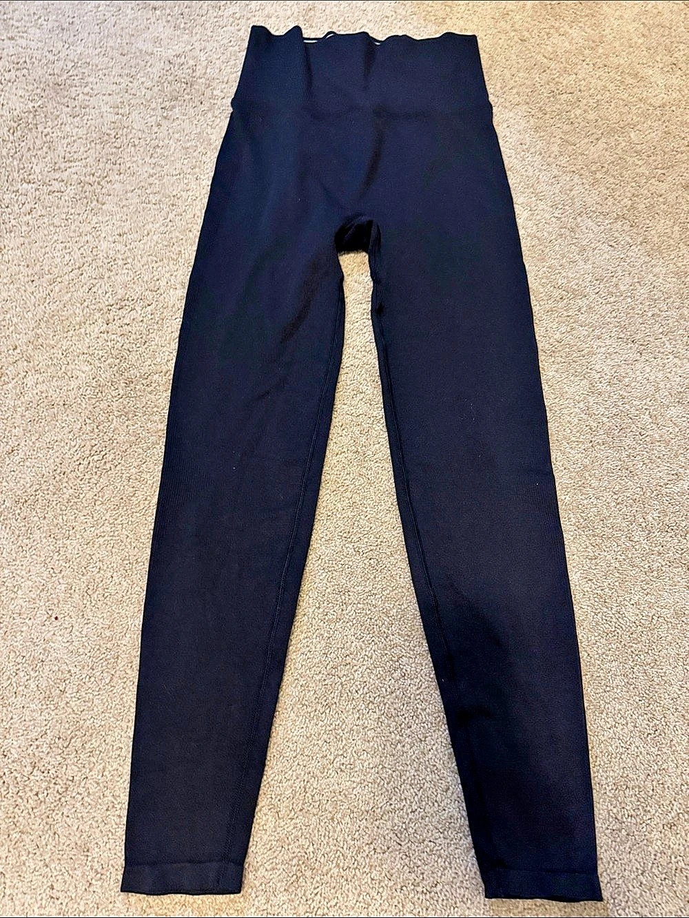 PINK SIPICH Striped Leggings in Black & White Size Small